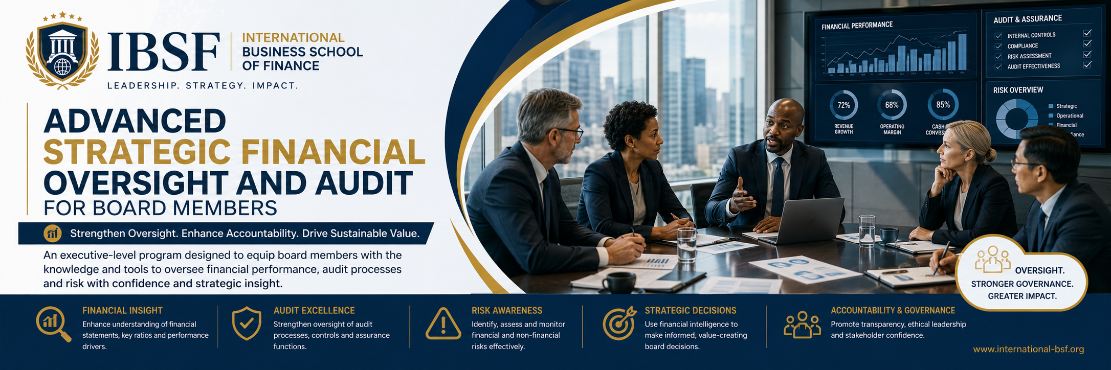 Advanced Strategic Financial Oversight and Audit for Board Members