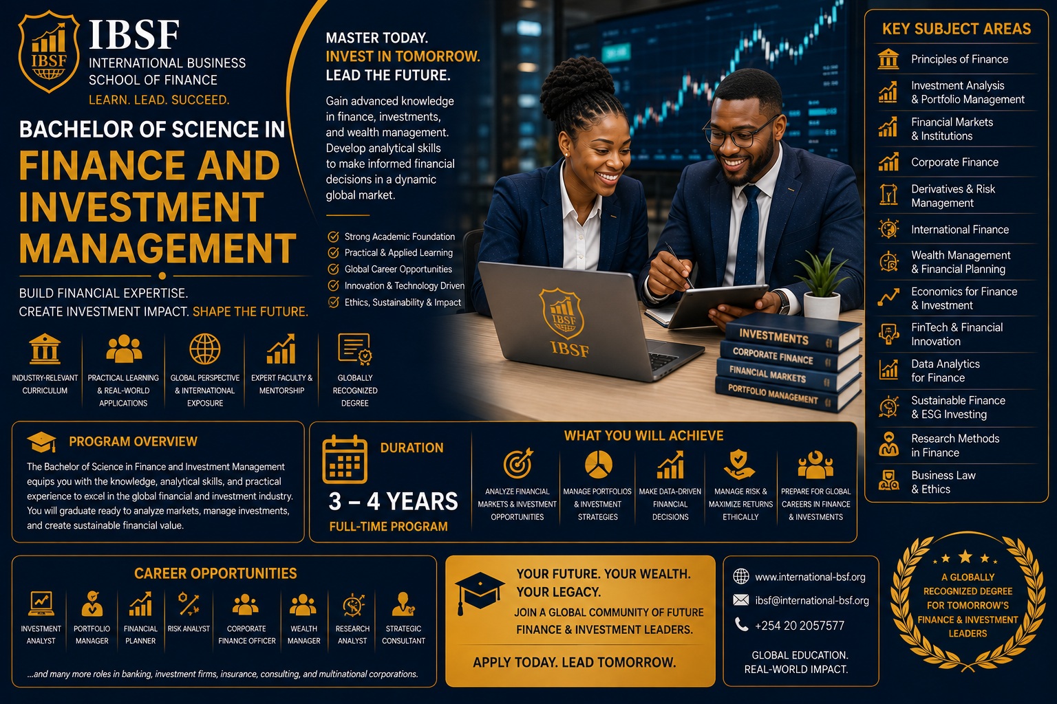 Bachelor of Science in Finance and Investment Management